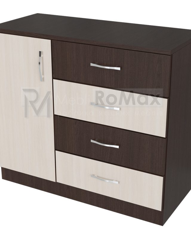 Комод 1д4ш Aura 900х800х400