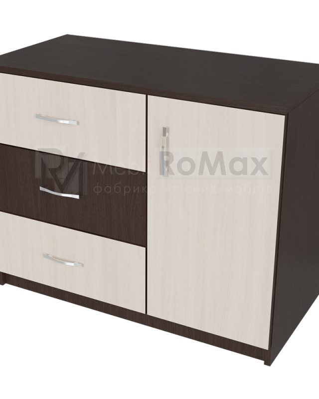 Комод 3ш1д Aura 950х750х450