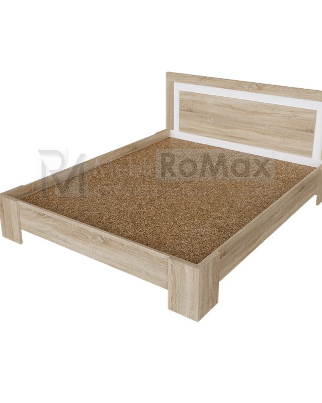 Ліжко відкрите 120 White Mix 1272х2072х905