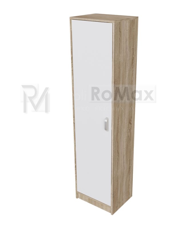Пенал з вішаком 1д 500 White Mix 500х2000х400