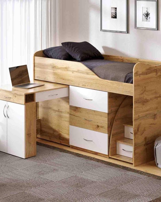 Ліжко BED ROOM кімната №5 + СТІЛ 1840*860 (сп.м. 1800*800)