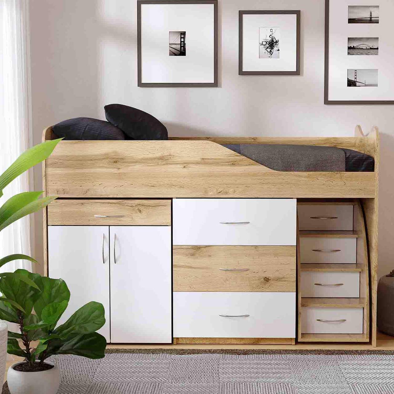 Ліжко BED ROOM кімната №5 + СТІЛ 1840*860 (сп.м. 1800*800)