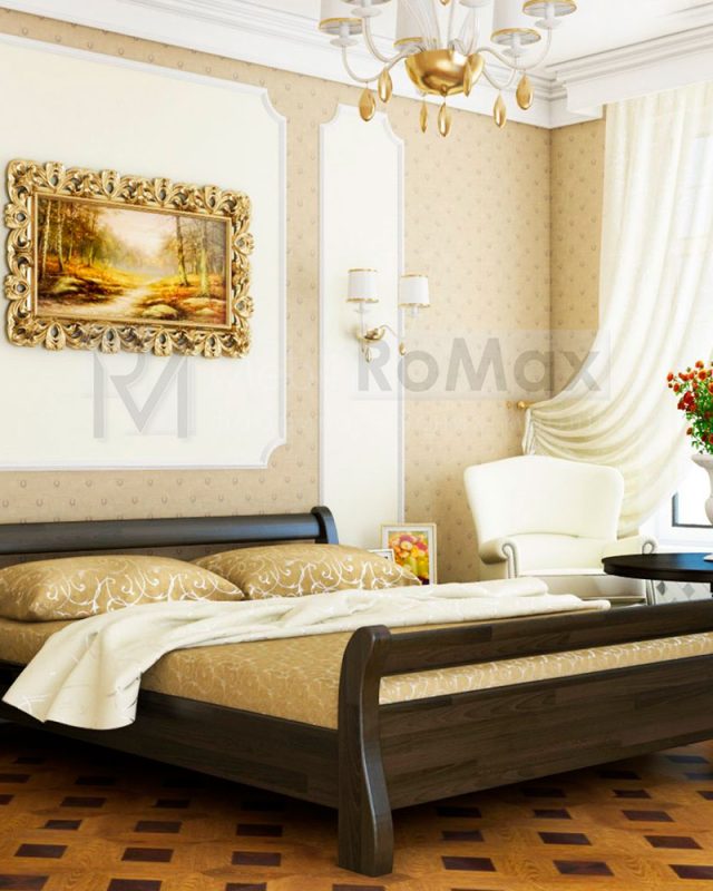 Дерев'яне ліжко Діана 160х190