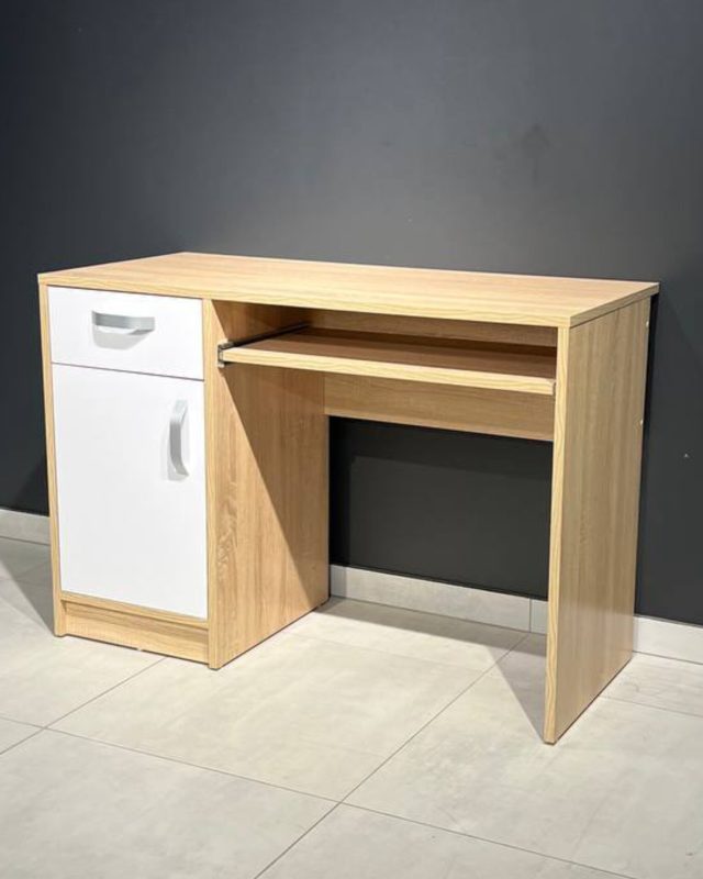 Стіл комп'ютерний 110 White Mix 1100х750х500 лівий