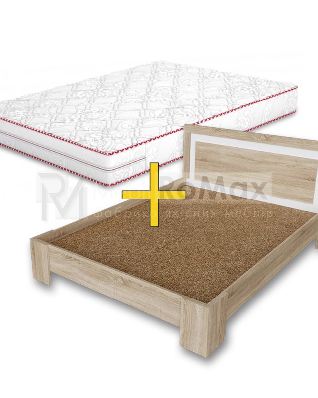 Ліжко White Mix + Матрац Carmin (120х200)