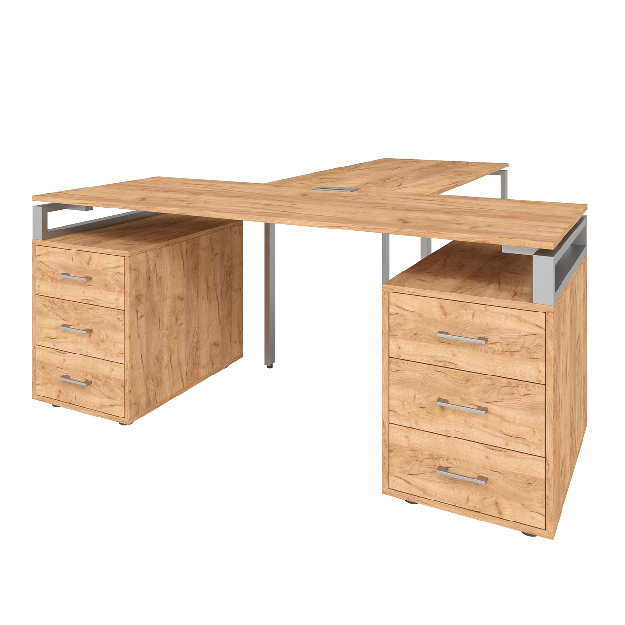 Офісний письмовий стіл керівника Loft Details LLB180 з брифінгом