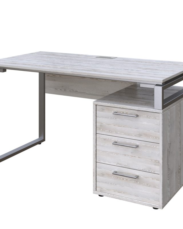 Офісний письмовий стіл Loft Details L135 з царгою