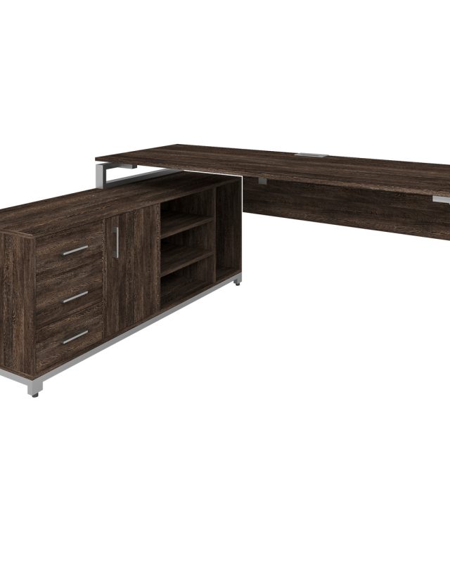 Офісний письмовий стіл керівника Loft Details F180 з царгою