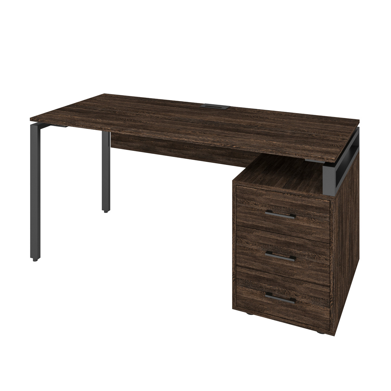 Офісний письмовий стіл Loft Details LM160b з царгою