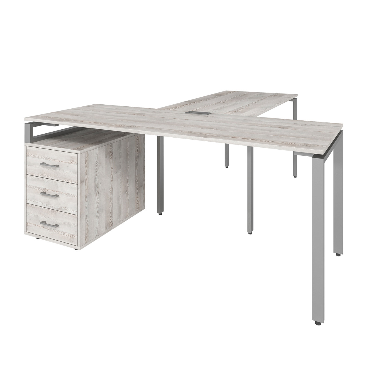 Офісний письмовий стіл керівника Loft Details LMB180 з брифінгом