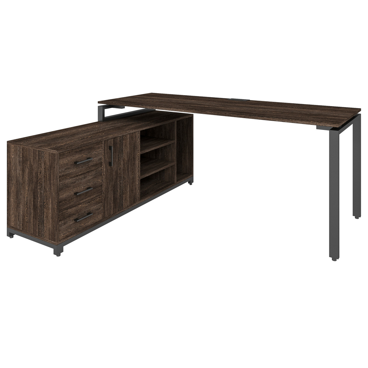 Офісний письмовий стіл керівника Loft Details FM200b