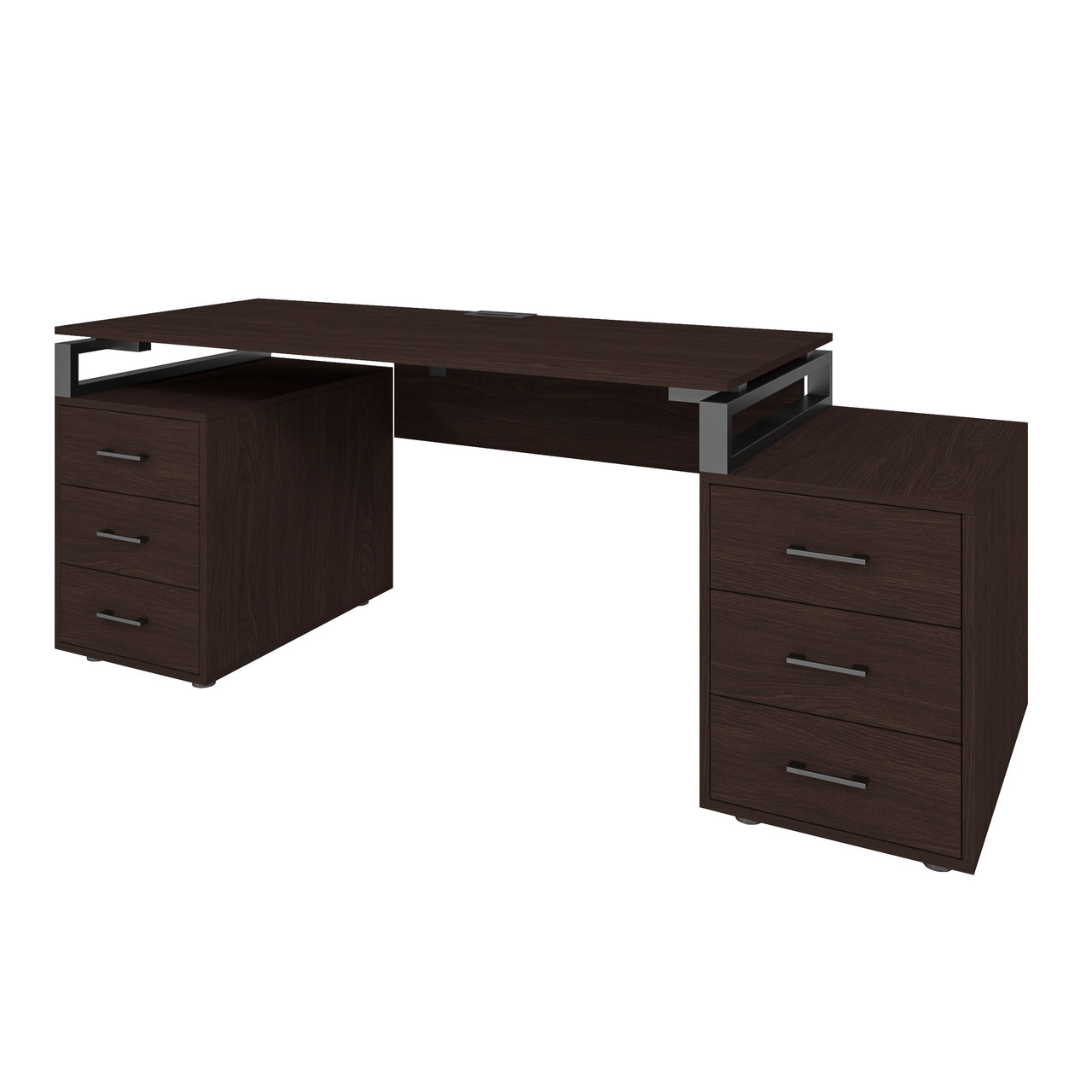 Офісний письмовий стіл Loft Details LL135b з царгою