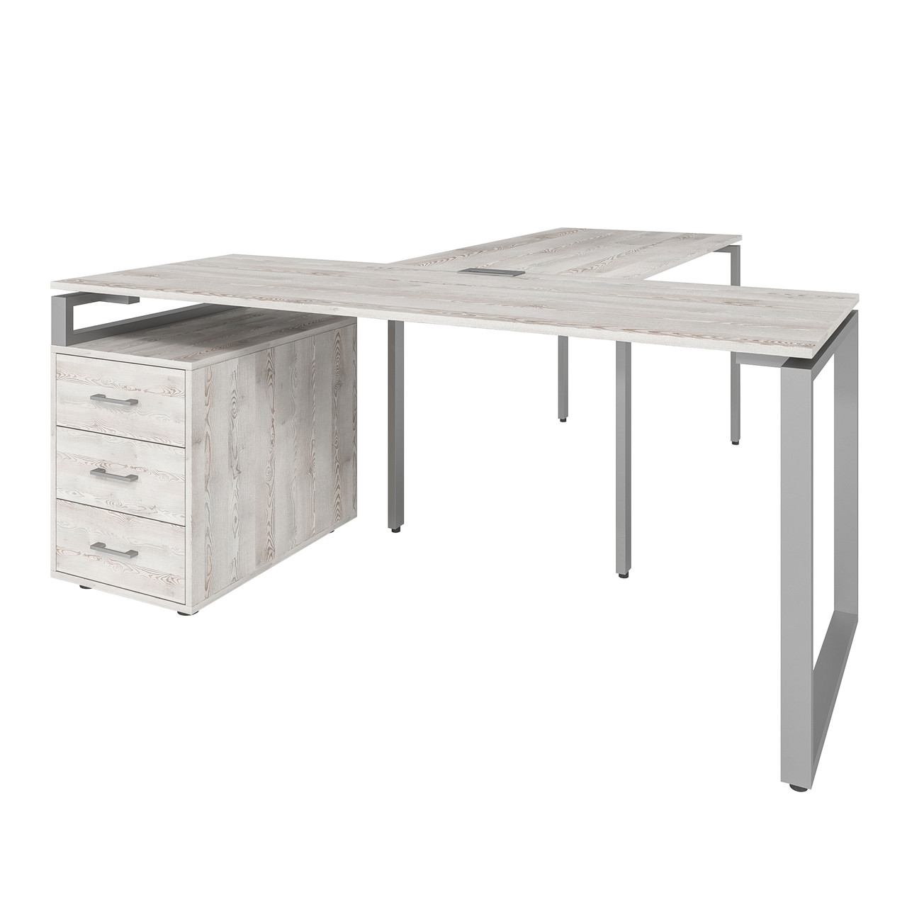 Офісний письмовий стіл керівника Loft Details LB180 з брифінгом