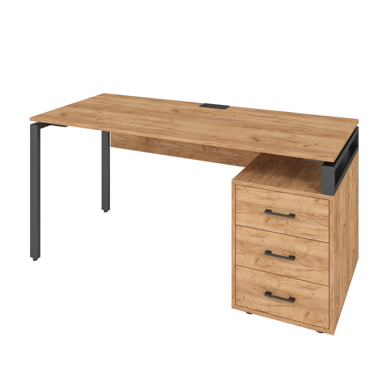 Офісний письмовий стіл Loft Details LM160b з царгою
