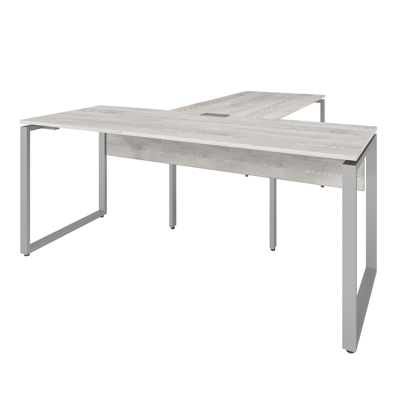 Офісний письмовий стіл керівника Loft Details KB180 з брифінгом з царгой