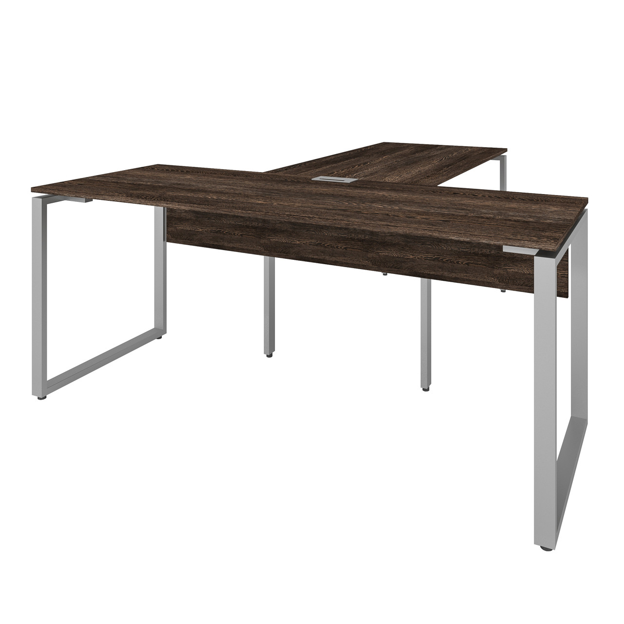 Офісний письмовий стіл керівника Loft Details KB180 з брифінгом з царгой