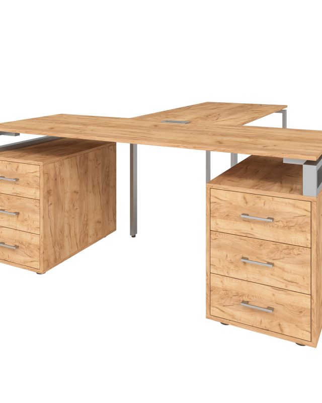 Офісний письмовий стіл керівника Loft Details LLB180 з брифінгом