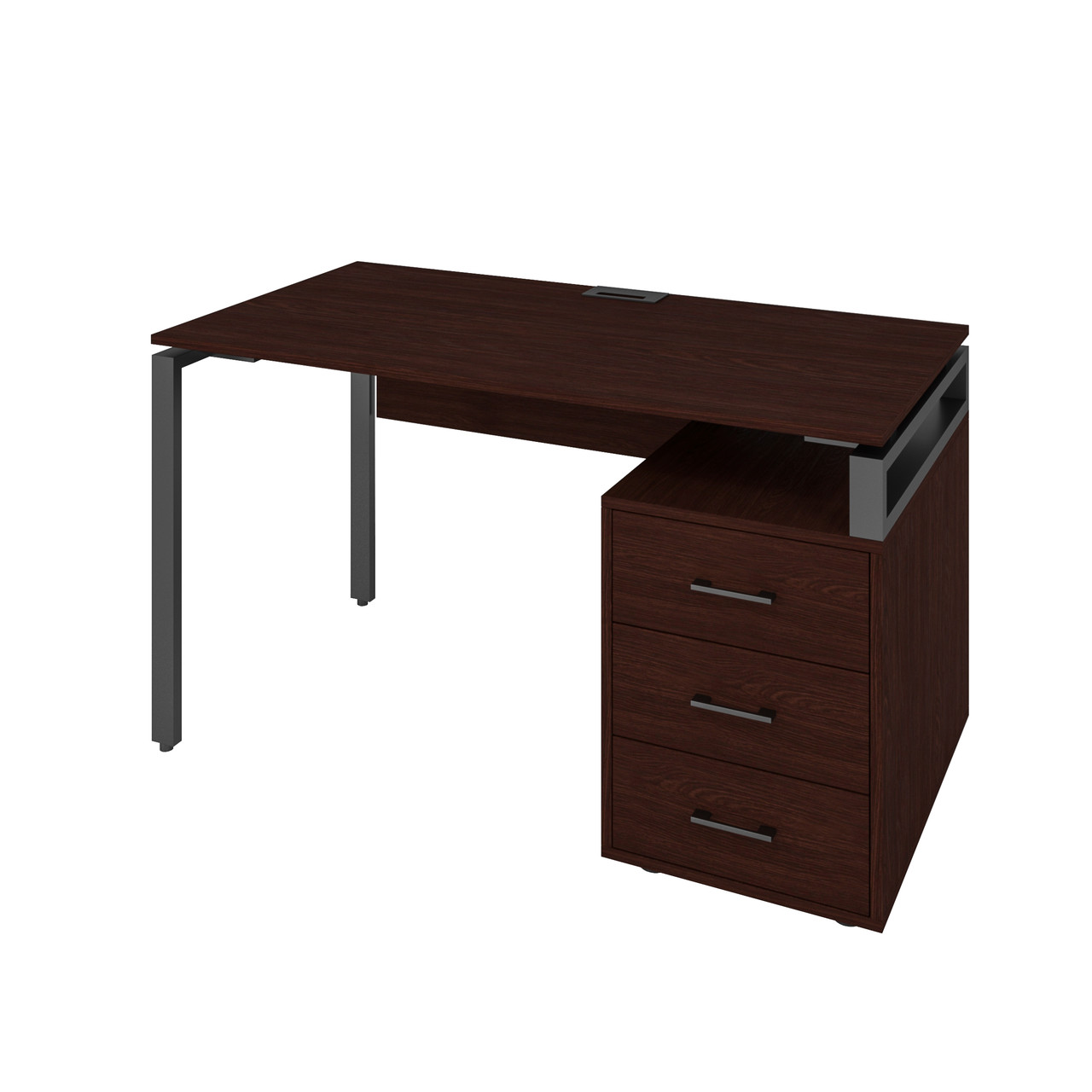 Офісний письмовий стіл Loft Details LM135b з царгою