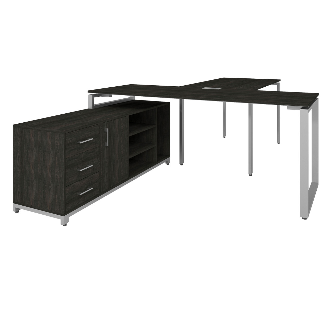 Офісний письмовий стіл керівника Loft Details FB180 з брифінгом