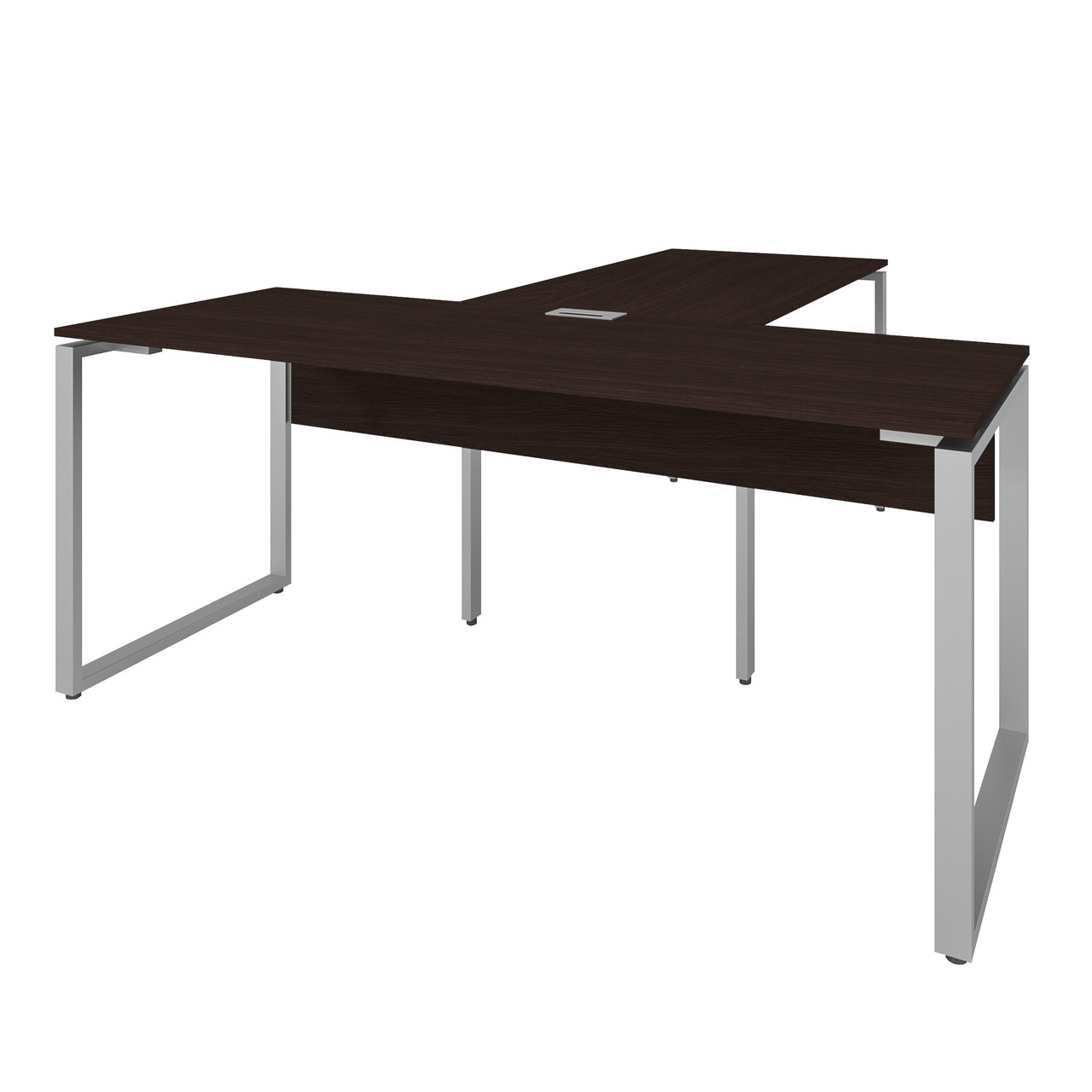Офісний письмовий стіл керівника Loft Details KB180 з брифінгом з царгой