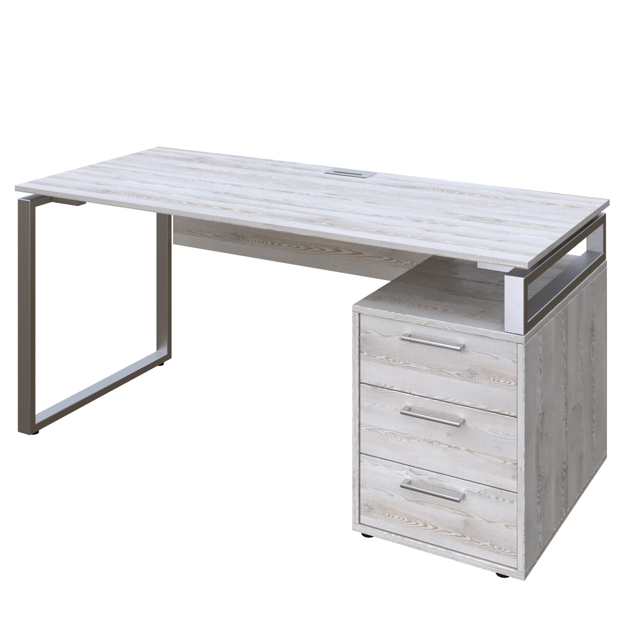 Офісний письмовий стіл керівника Loft Details L180 з царгою