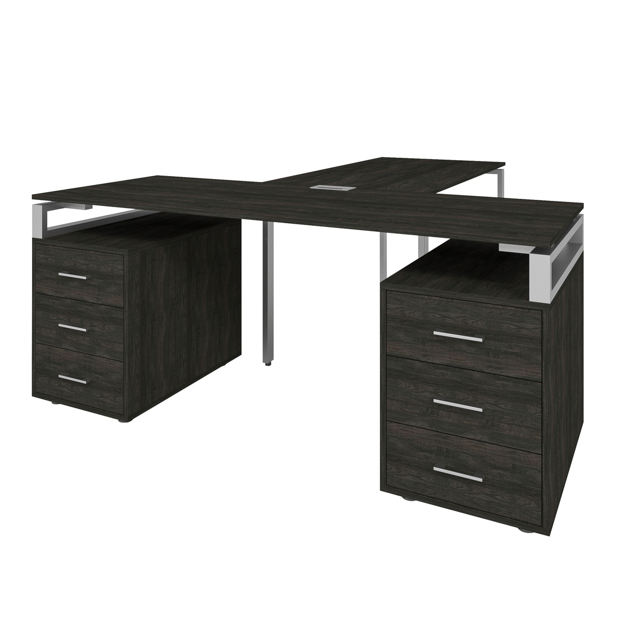 Офісний письмовий стіл керівника Loft Details LLB180 з брифінгом