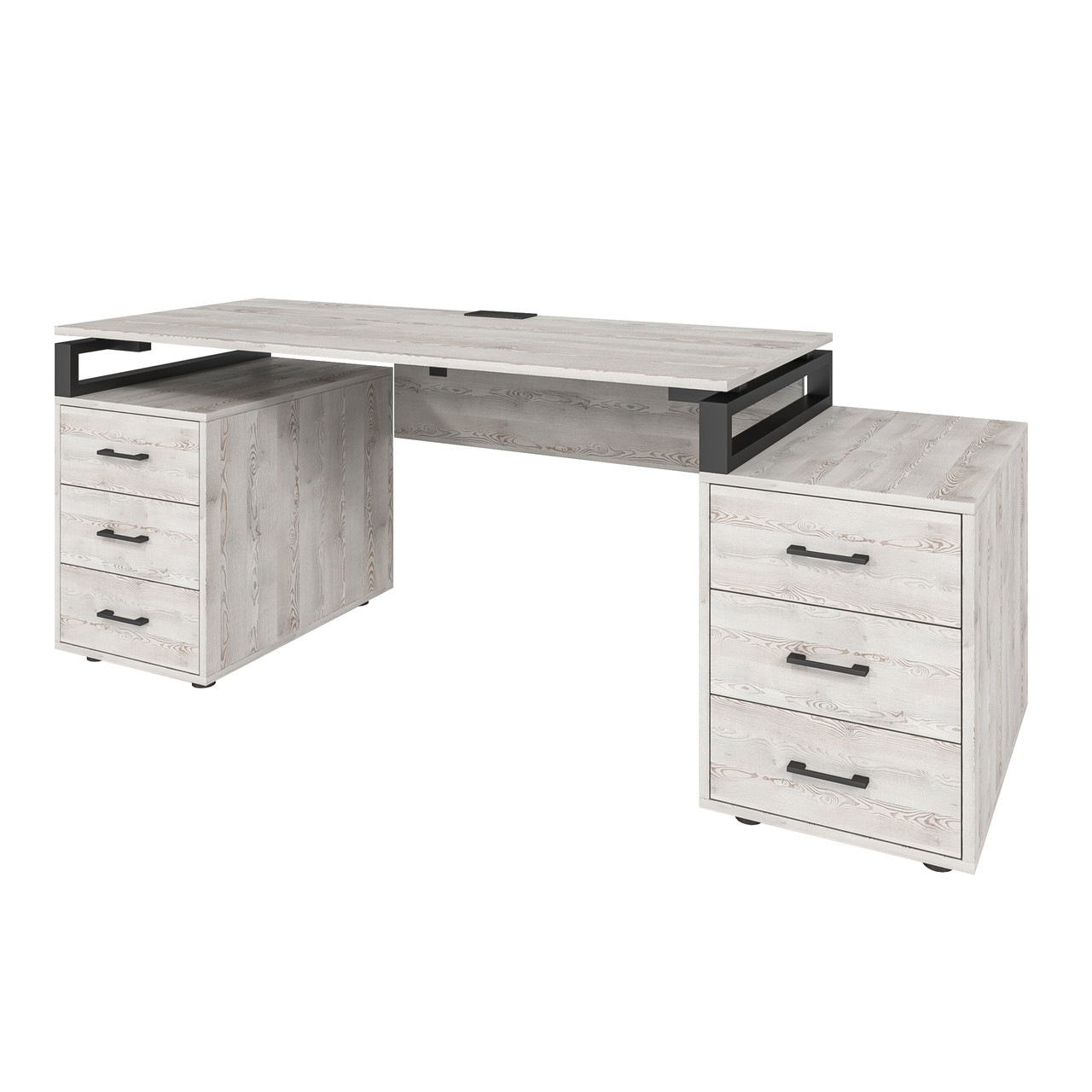 Офісний письмовий стіл Loft Details LL135b з царгою