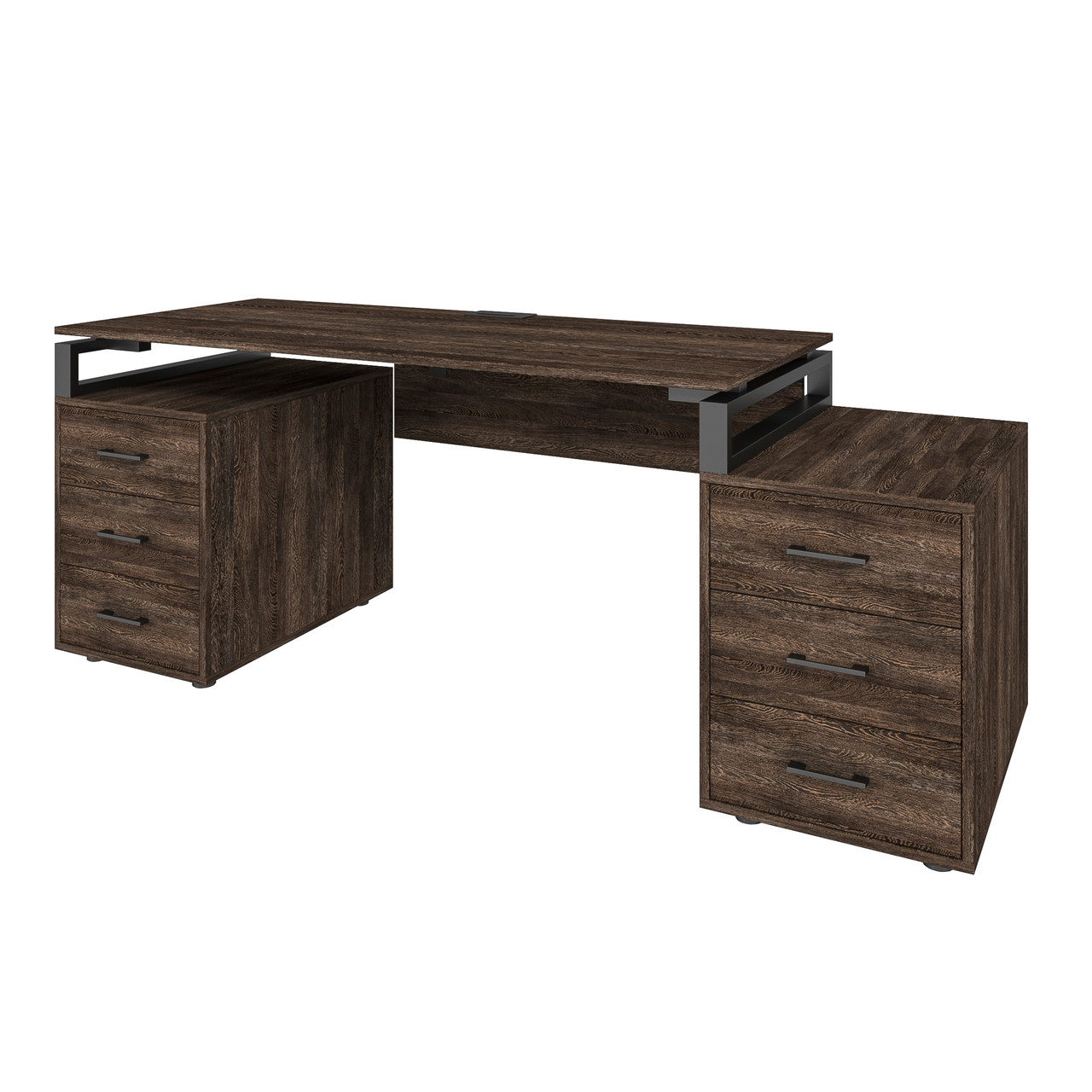 Офісний письмовий стіл Loft Details LL135b з царгою
