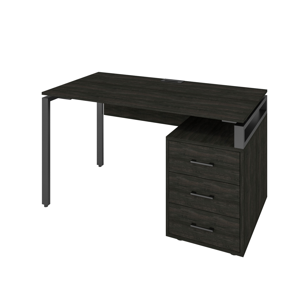 Офісний письмовий стіл Loft Details LM135b з царгою
