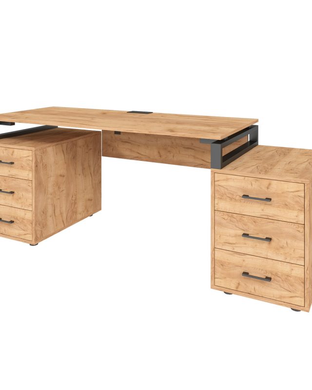 Офісний письмовий стіл Loft Details LL160b з царгою