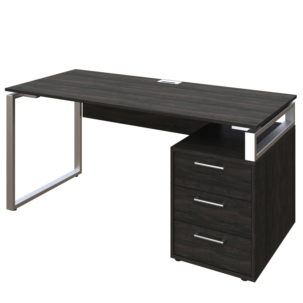 Офісний письмовий стіл Loft Details L160 з царгою