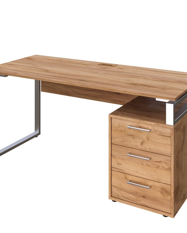 Офісний письмовий стіл Loft Details L160 з царгою