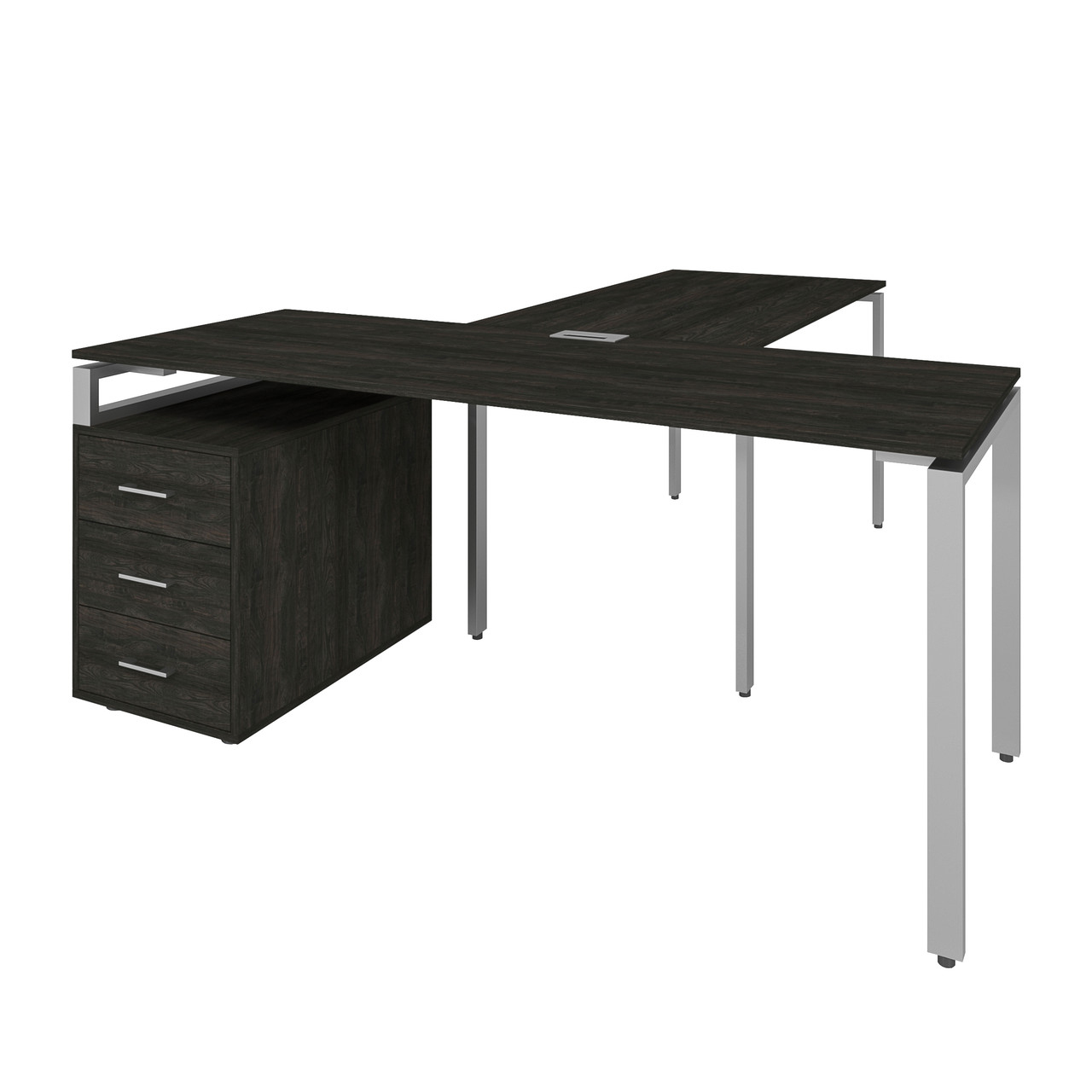 Офісний письмовий стіл керівника Loft Details LMB180 з брифінгом