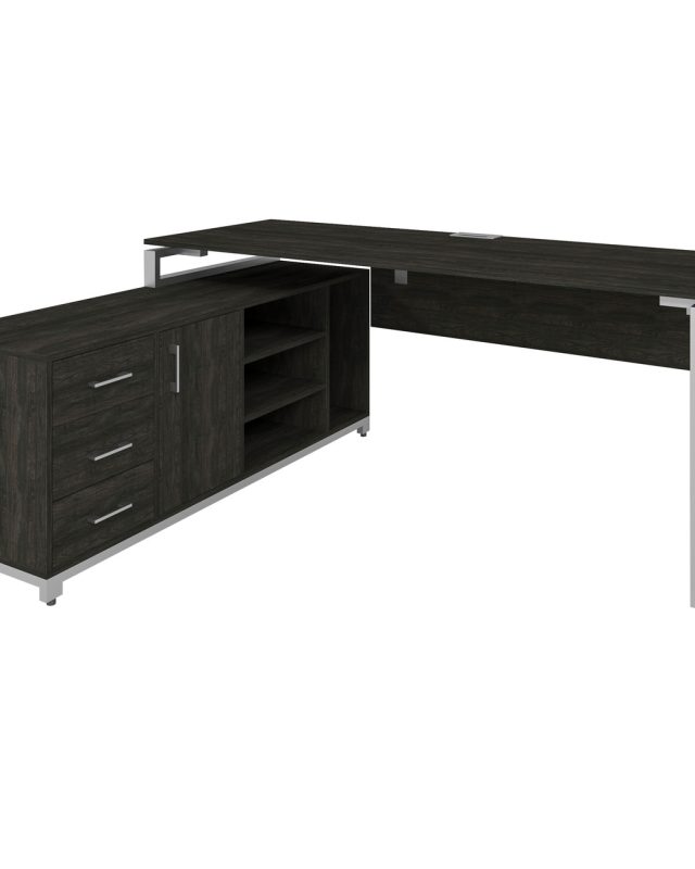 Офісний письмовий стіл керівника Loft Details FM180 з царгою