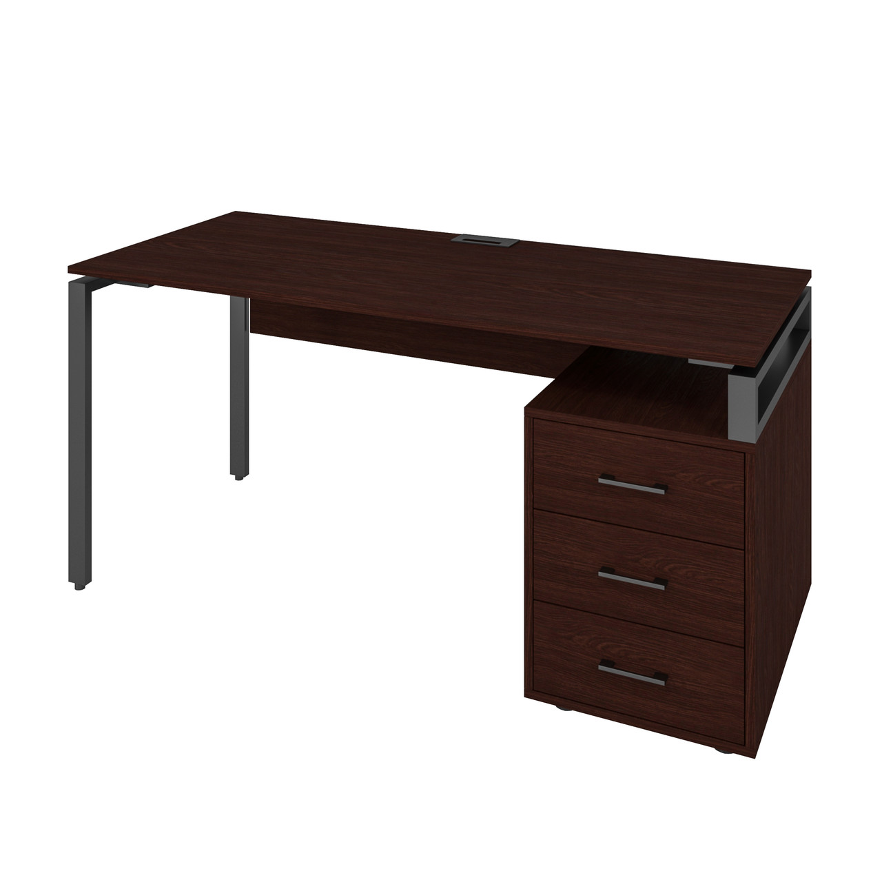 Офісний письмовий стіл Loft Details LM160b з царгою
