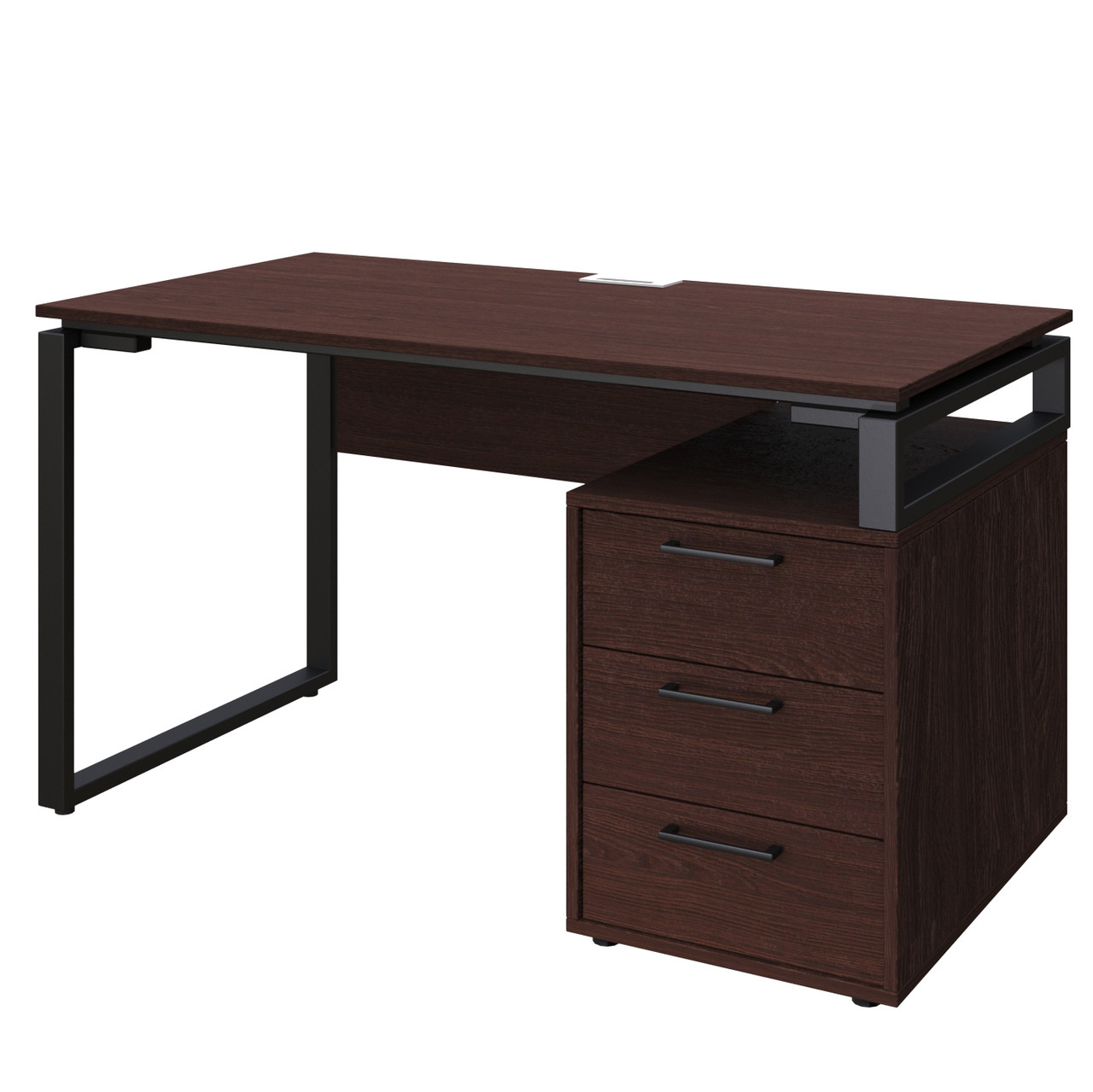 Офісний письмовий стіл Loft Details L135b з царгою