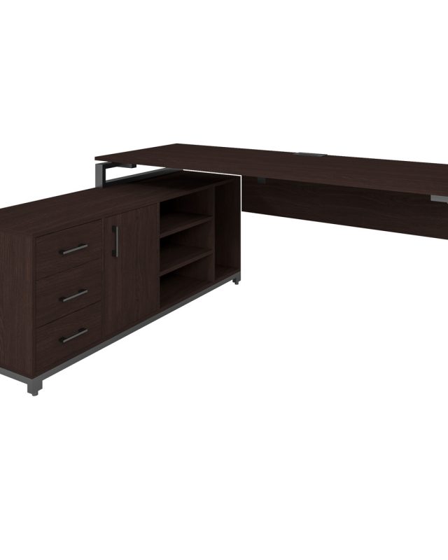 Офісний письмовий стіл керівника Loft Details F180b з царгою