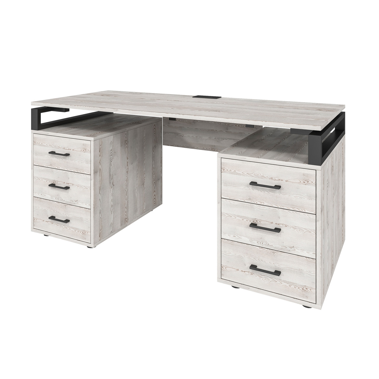 Офісний письмовий стіл Loft Details LL135b з царгою