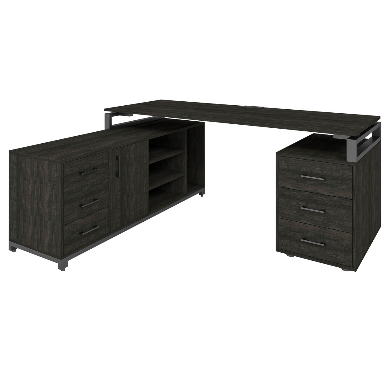 Офісний письмовий стіл керівника Loft Details FL200b