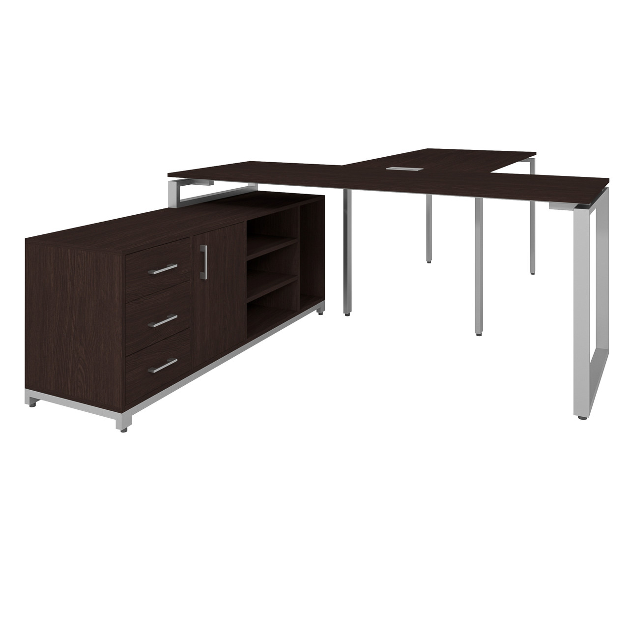 Офісний письмовий стіл керівника Loft Details FB180 з брифінгом