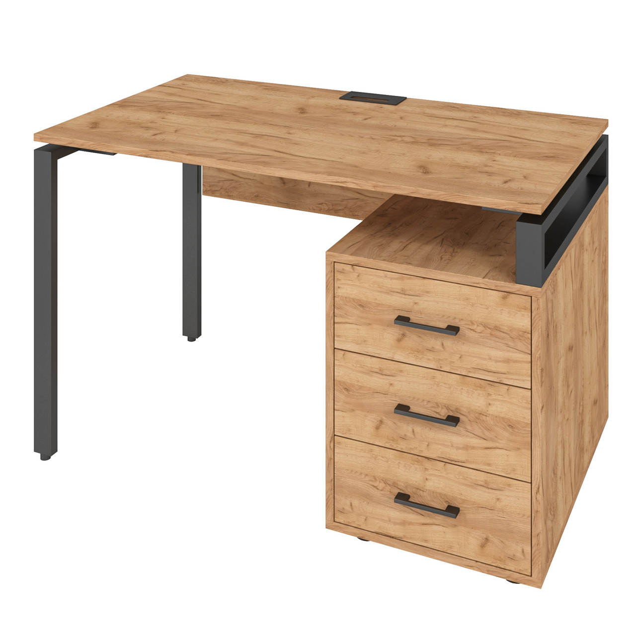 Офісний письмовий стіл Loft Details LM120b з царгою