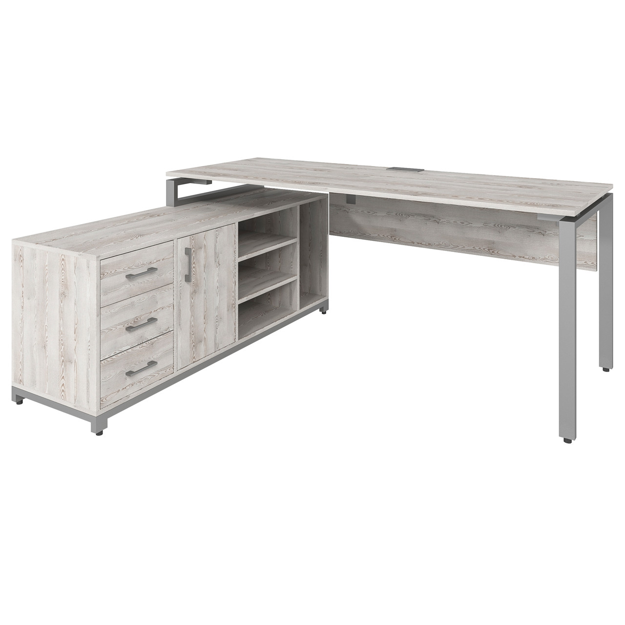 Офісний письмовий стіл керівника Loft Details FM180 з царгою
