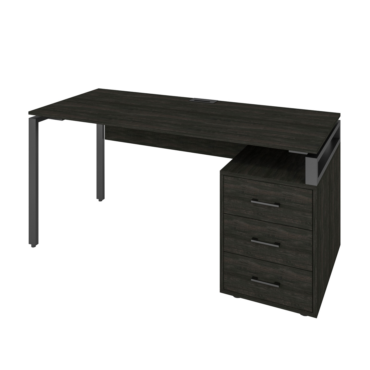 Офісний письмовий стіл Loft Details LM160b з царгою