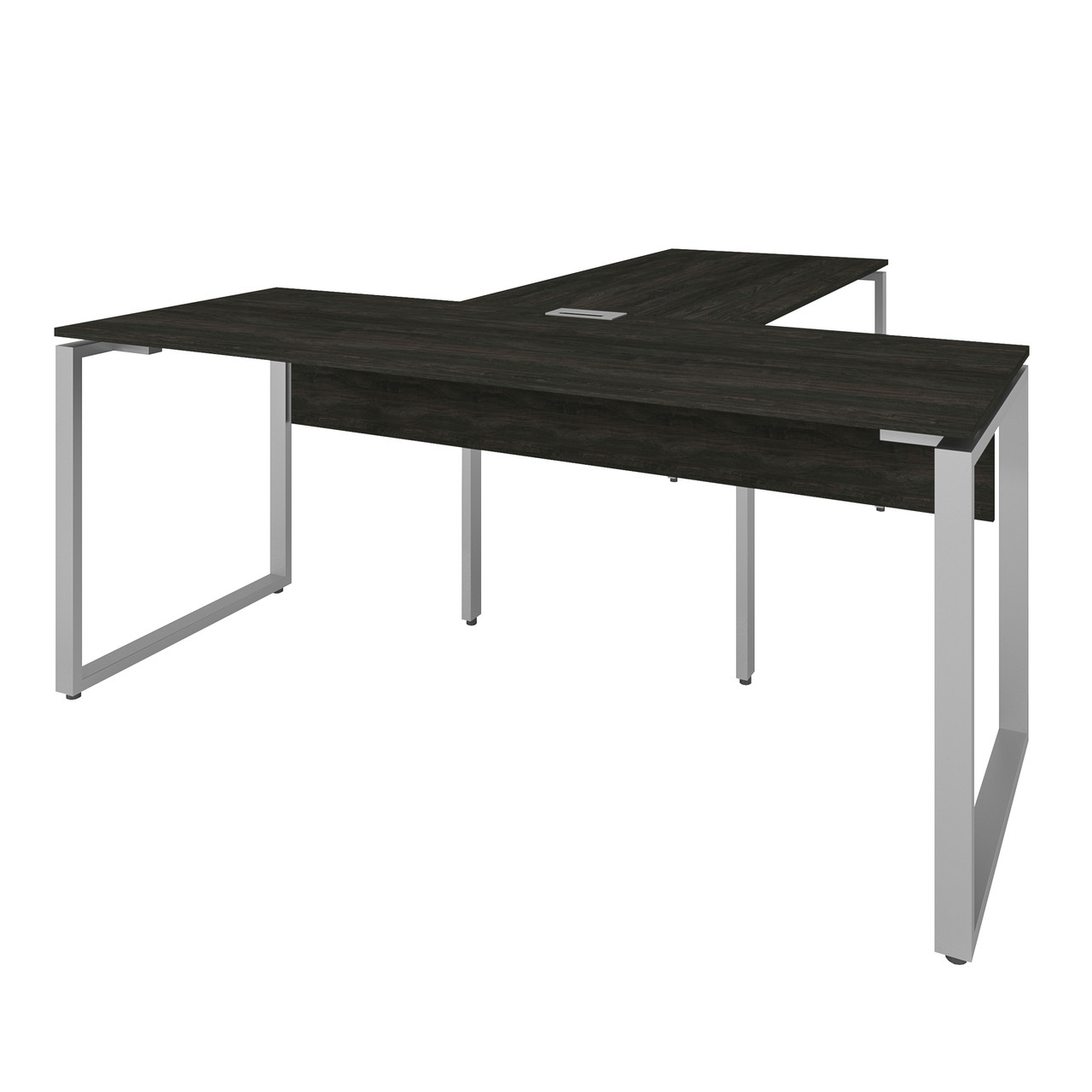Офісний письмовий стіл керівника Loft Details KB180 з брифінгом з царгой