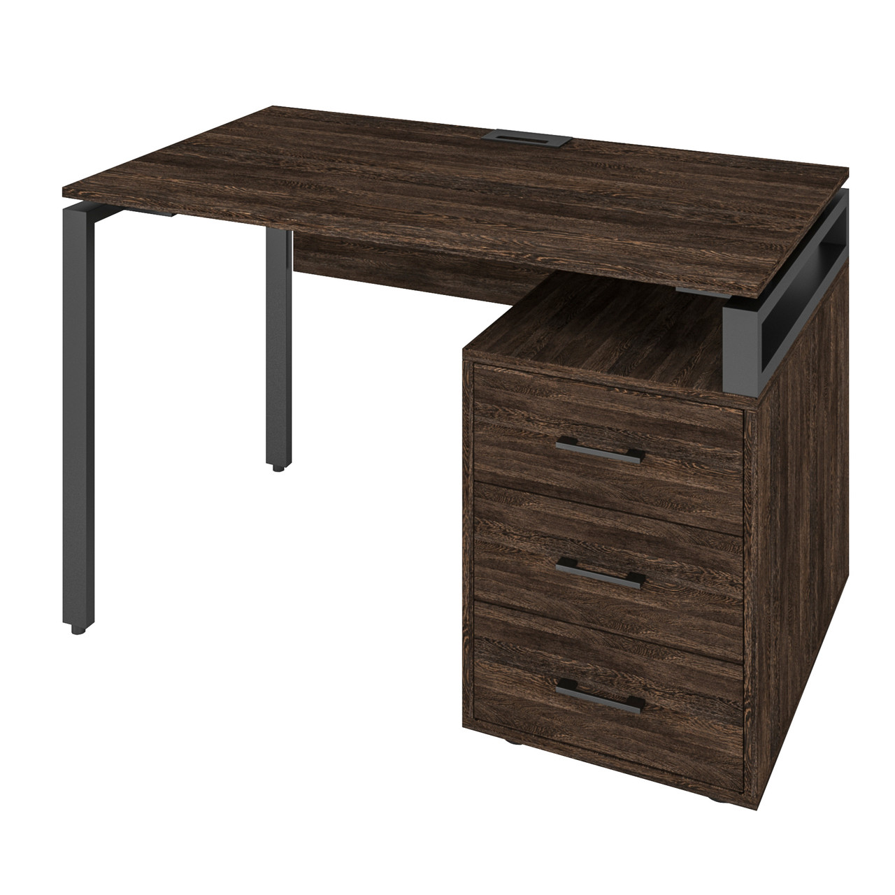 Офісний письмовий стіл Loft Details LM120b з царгою