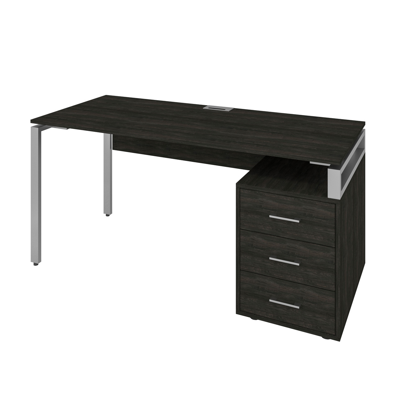 Офісний письмовий стіл Loft Details LM160 з царгою