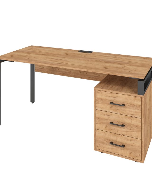 Офісний письмовий стіл Loft Details LM160b з царгою