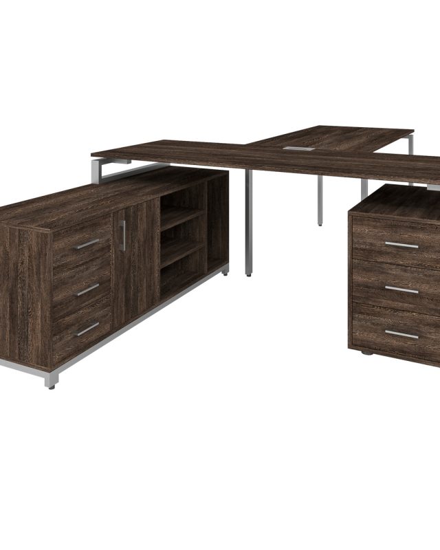 Офісний письмовий стіл керівника Loft Details FLB180 з брифінгом