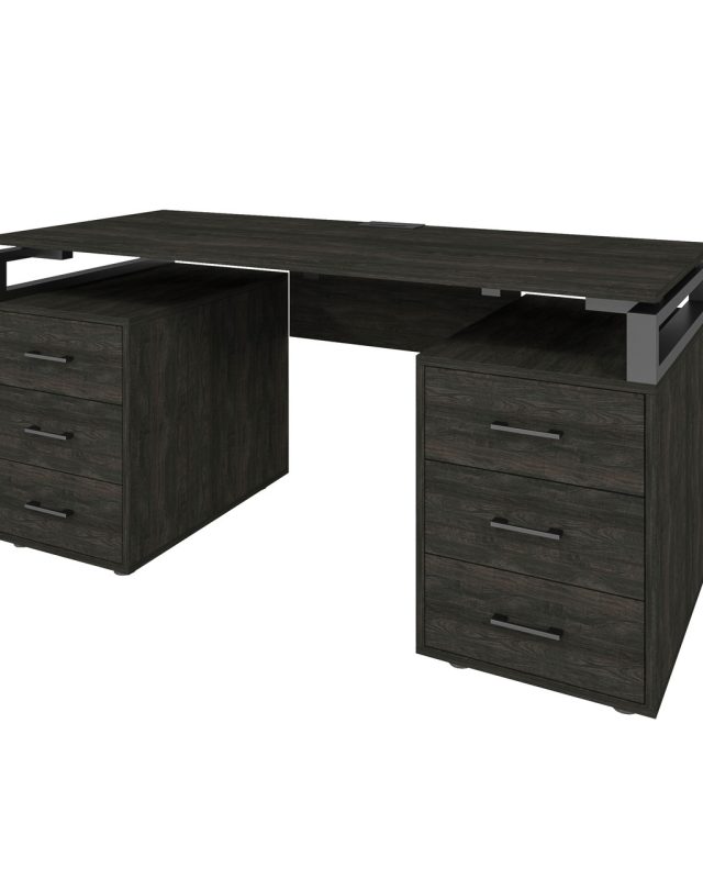 Офісний письмовий стіл Loft Details LL135b з царгою