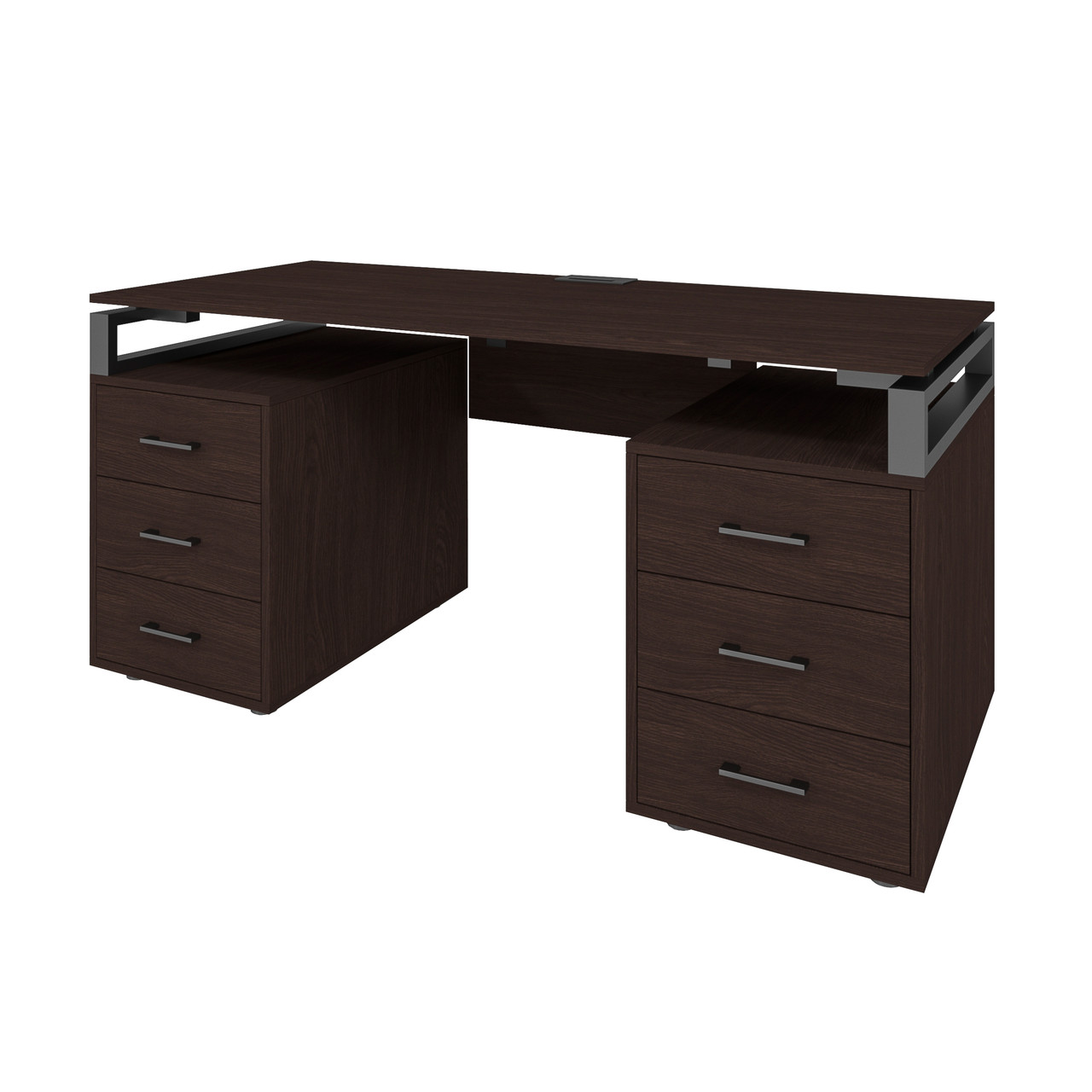 Офісний письмовий стіл Loft Details LL135b з царгою